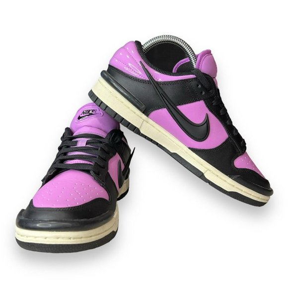 Nike Women's Dunk Low Twist Size 7.5 "Rush Fuchsia" (DZ2794-500) Shoes EUC - Picture 5 of 8